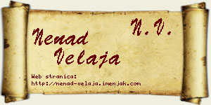 Nenad Velaja vizit kartica